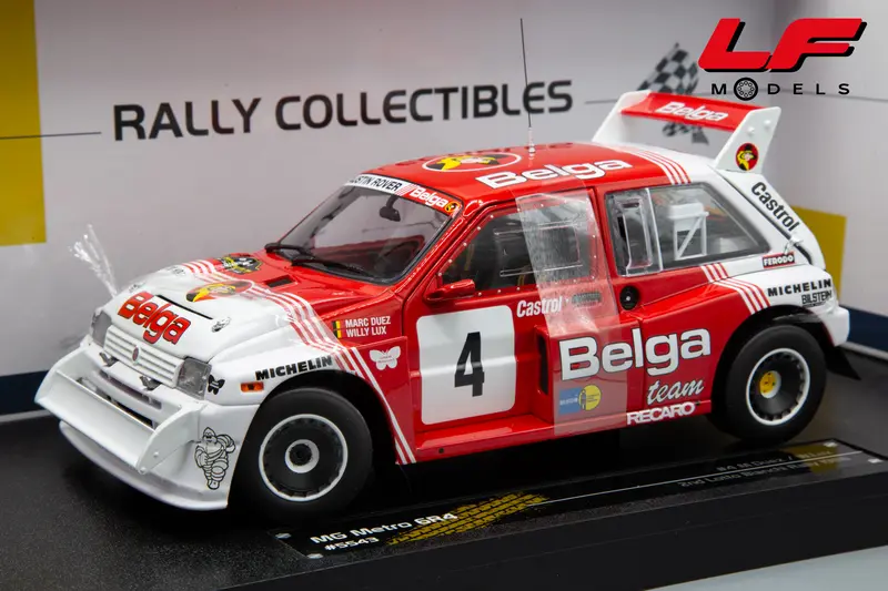 SUNSTAR MG METRO 6R4 2ND LOTTO BIANCHI RALLY 1986 M.DUEZ - W.LUX 1