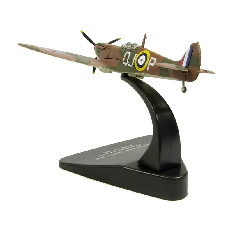 Supermarine Spitfire MK1 SGT R. Havercroft No 92 Sqn 1940 1/72 Diecast Model Airplane by Oxford Diecast