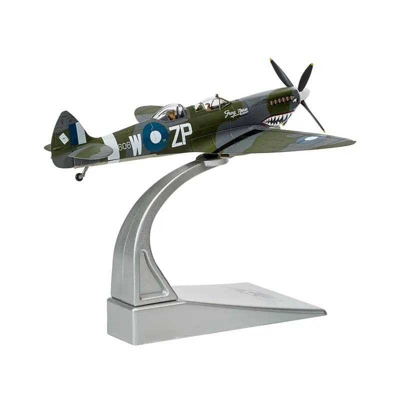 Supermarine Spitfire T.9 TE308 Fighter Aircraft "Grey Nurse" "Biggin Hill Heritage Hangar" "The Aviation Archive" Series 1/72 Diecast Model by Corgi