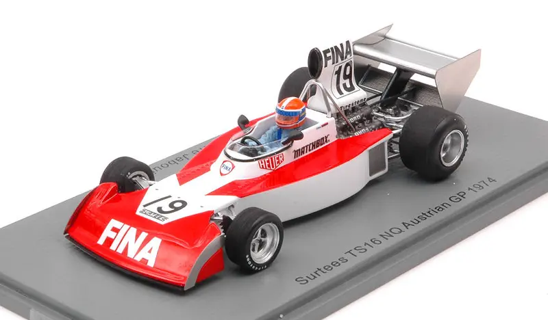 SURTEES TS16 JEAN PIERRE JABOUILLE 1974 N.19 NQ AUSTRIAN GP 1