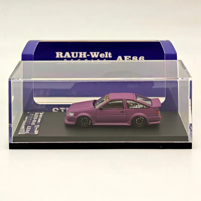 SW 1/64 AE86 BELLEZZA Diecast Models Car Limited Collection Purple