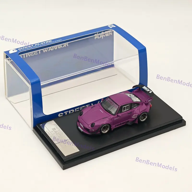 SW 1/64 RWB 993 Rotana Diecast Models Car Purple