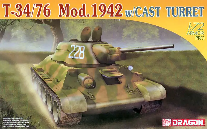 T-34/76 MOD.1942 CAST TURRET KIT 1