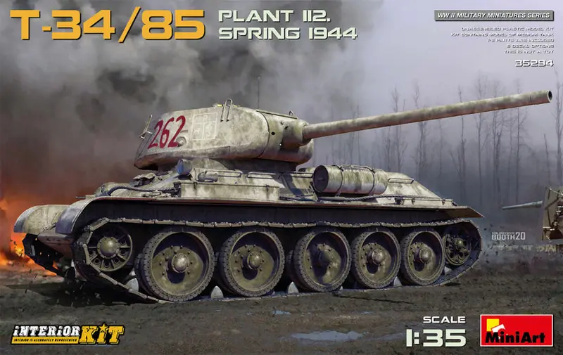 T34/85 PLANT 112 SPRING 1944 INTERIOR KIT 1