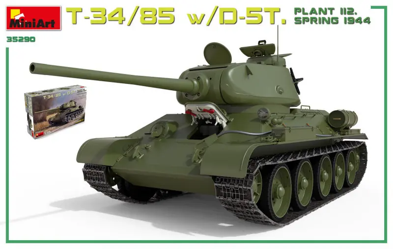 T34/85 W/D-5T PLANT 112 SPRING 1944 INTERIOR KIT 1