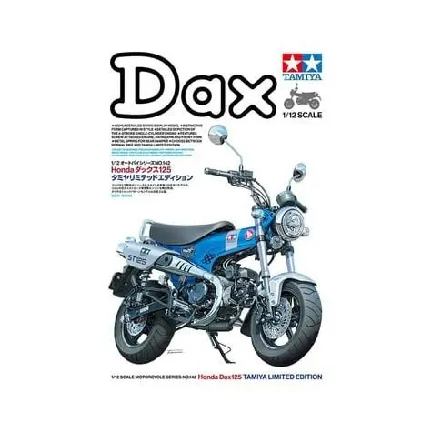 Tamiya 1/12 Honda Dax125 Model Kit (Limited Edition)