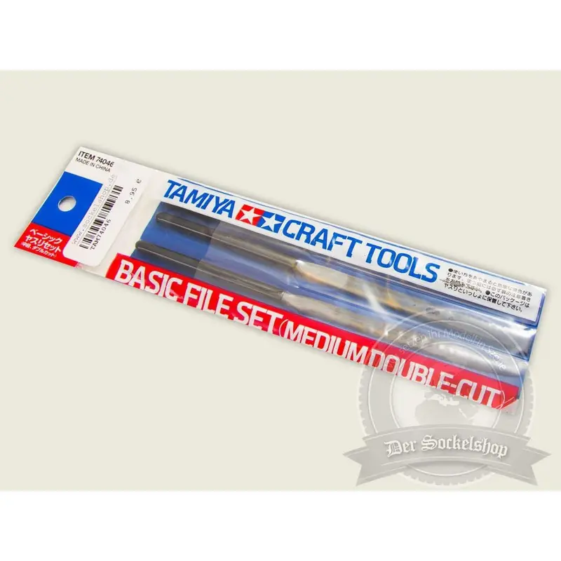 Tamiya Basic File Set (Medium Double-Cut)