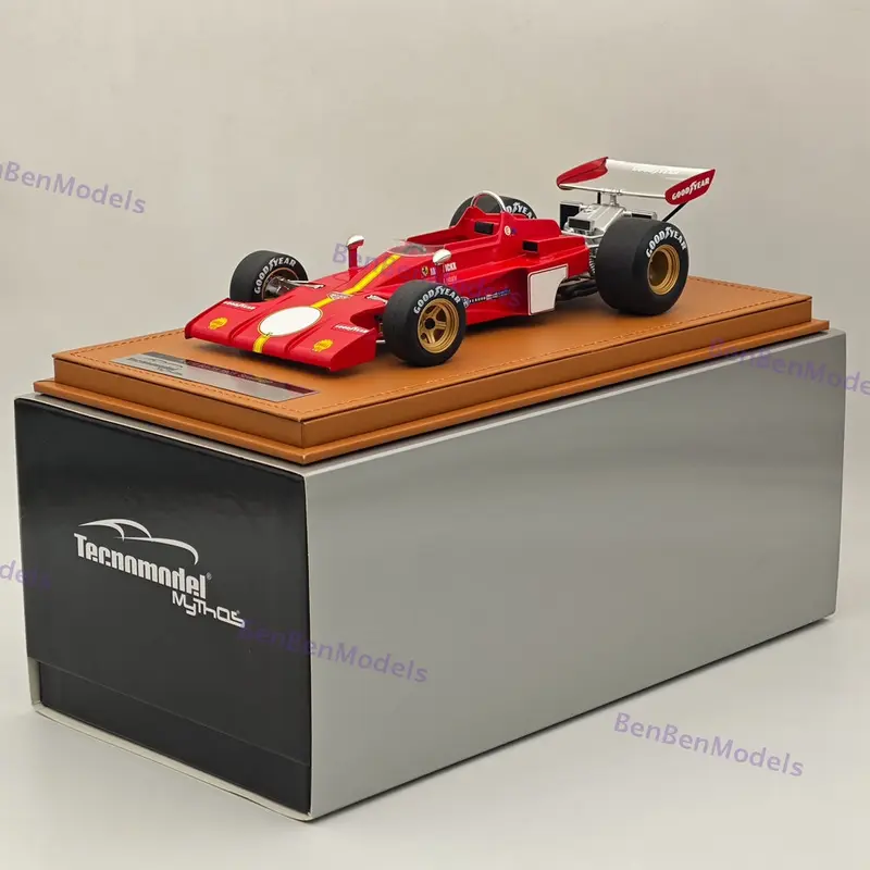 Tecnomodel 1/18 F1 312 B3-73 #0 1973 TEST DRIVE Spain GP Red Resin Model