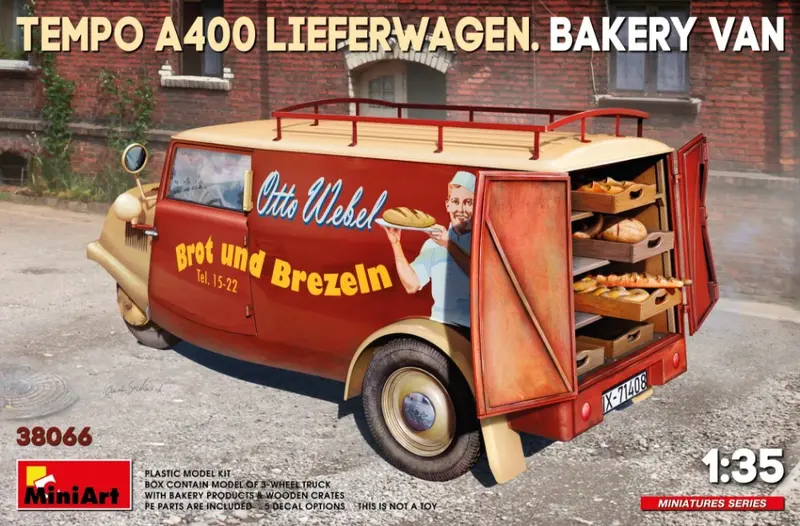 TEMPO A400 LIEFERWAGEN BAKERY VAN KIT 1