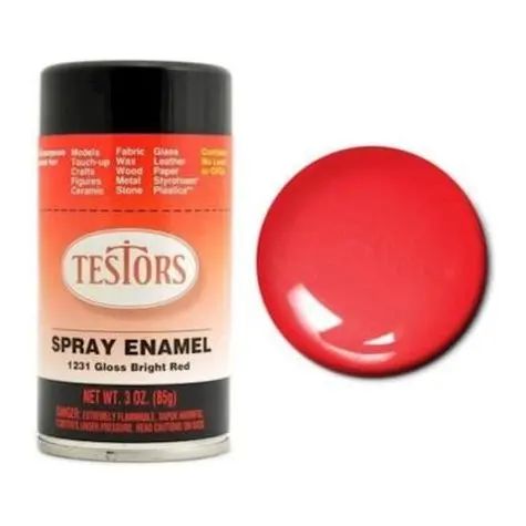 Testors Bright Red Spray