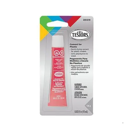 Testors Cement for Plastics, 5/8 oz