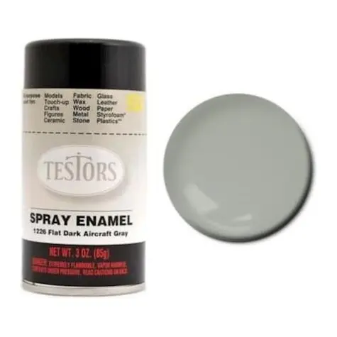 Testors Dark Aircraft Gray Spray