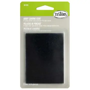 Testors Hobby Sanding Films, 5 Grades