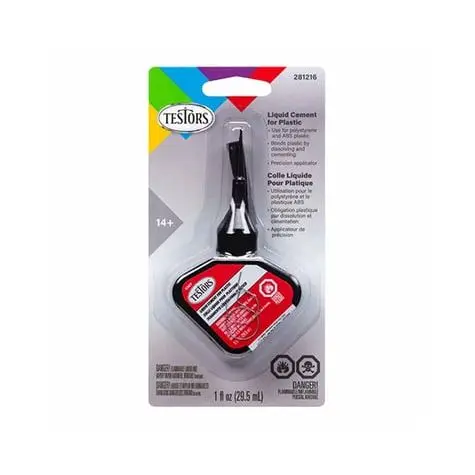 Testors Liquid Cement with Precision Applicator, 1oz