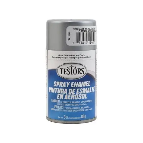 Testors Metallic Silver Spray