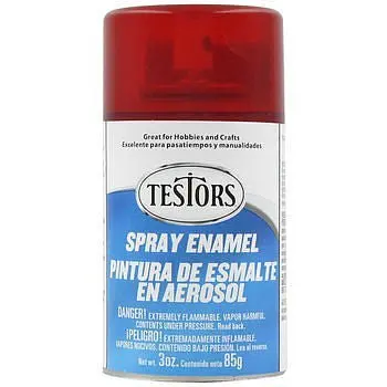 Testors TES1605T Custom Red Spray Paint