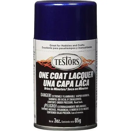 Testors TES1836MT De Ja Blue Laquer Spray Paint
