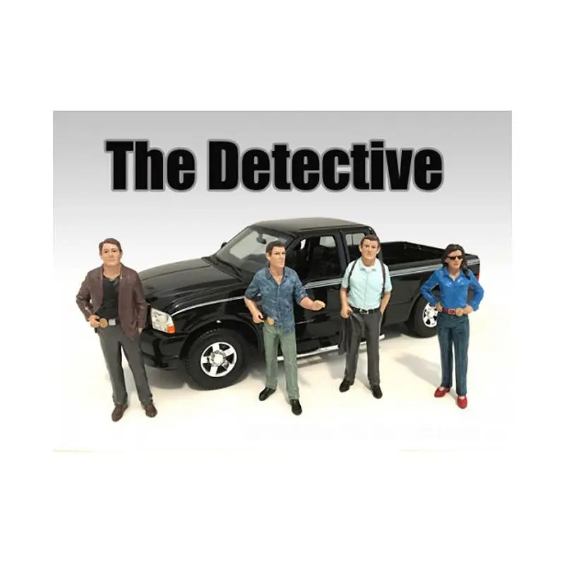 "The Detective" 4 Piece Figure Set For 1