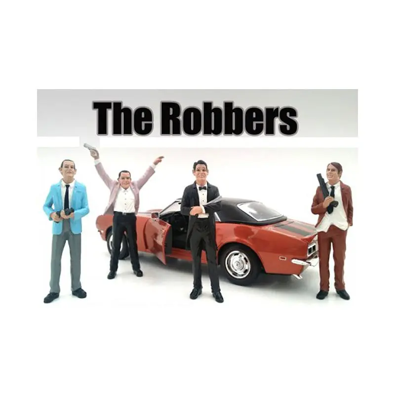 "The Robbers" 4 Piece Figure Set For 1