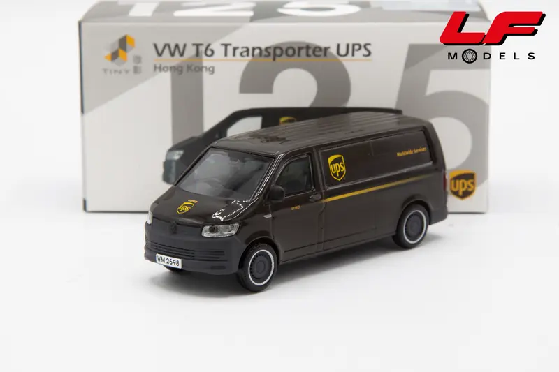 TINY VOLKSWAGEN T6 TRANSPORTER UPS 1