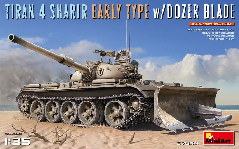 TIRAN 4 SHARIR EARLY TYPE W/DOZER BLADE KIT 1