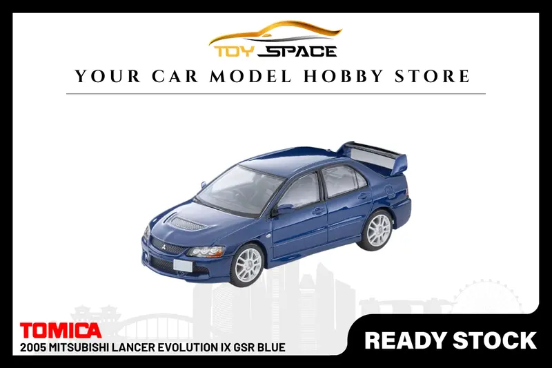 [TOMICA] 2005 Mitsubishi Lancer Evolution IX GSR Blue
