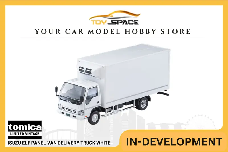 [TOMICA] Isuzu Elf Panel Van Delivery Truck White