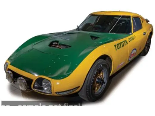 Toyota 2000 GT Yellow/Green 1966 1
