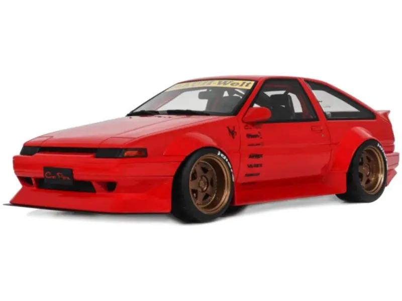 Toyota AE86 Sprinter Trueno Widebody Ferrari Rosso Corsa 1986 1