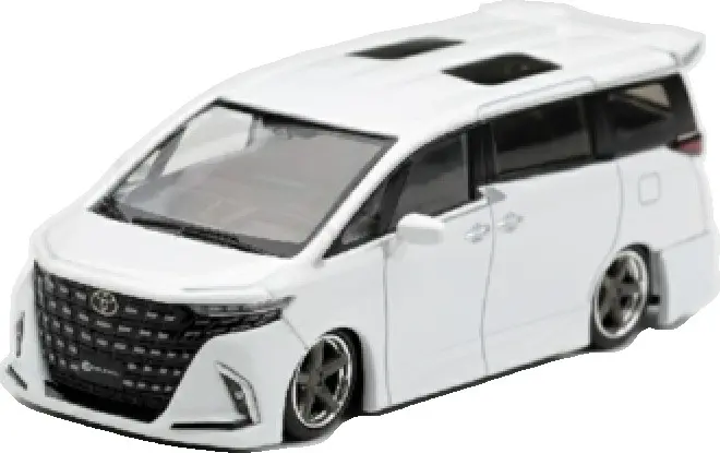 Toyota Alphard 40 Kuhl White (LHD) Blister Packaging 1