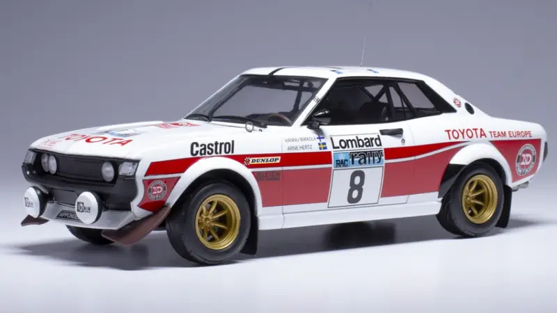TOYOTA CELICA 2000 GT N.8 RAC RALLY 1977 MIKKOLA-HERTZ 1