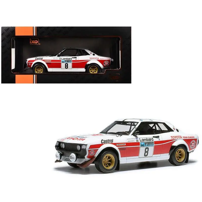Toyota Celica 2000 GT (RA21) #8 Hannu Mikkola - Arne Hertz 2nd Place "RAC Rally" (1977) 1/18 Diecast Model Car by IXO Models