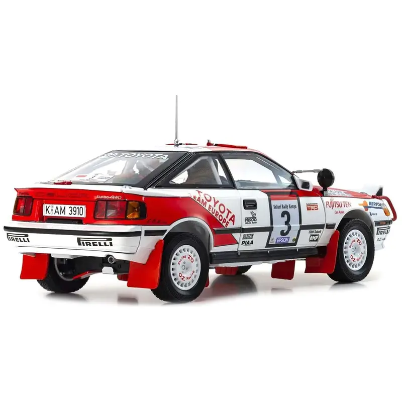 Toyota Celica GT-4 #3 Bjorn Waldegard - Fred Gallagher "Toyota Team Europe" Winner "Safari Rally" (1990) 1/18 Diecast Model Car by Kyosho