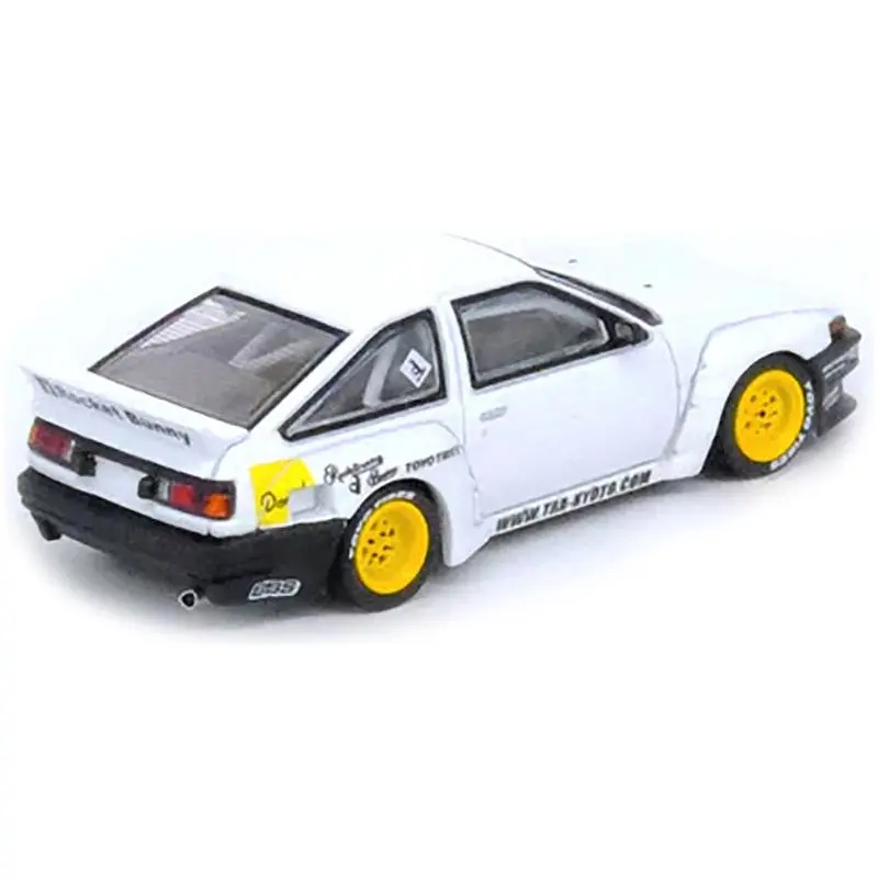 Toyota Corolla AE86 Trueno RHD (Right Hand Drive) White "Pandem/Rocket Bunny" 1/64 Diecast Model Car by Inno Models