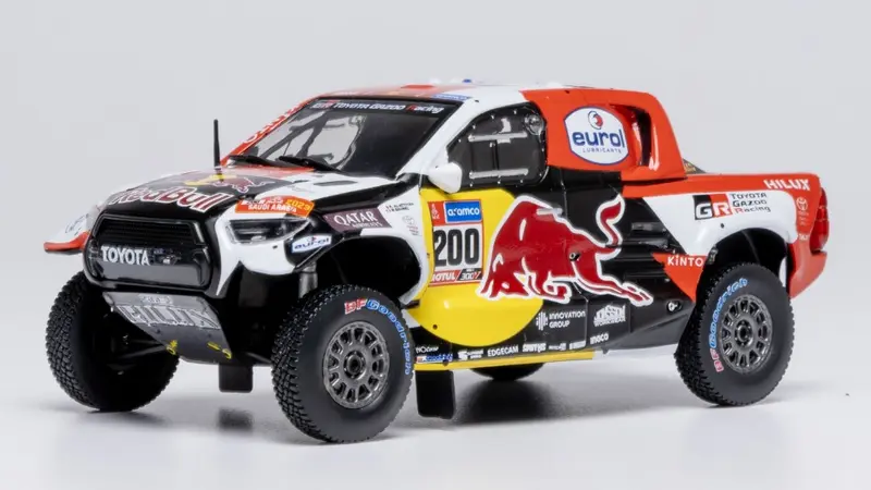 TOYOTA GR DKR HILUX EVO T1+ N.200 RALLY DAKAR 2023 ATTIYA-BAUMEL 1