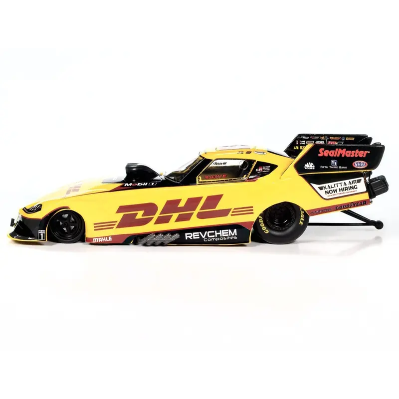 Toyota GR Supra NHRA Funny Car JR Todd "DHL" (2024) Limited Edition 1/24 Diecast Model by Auto World