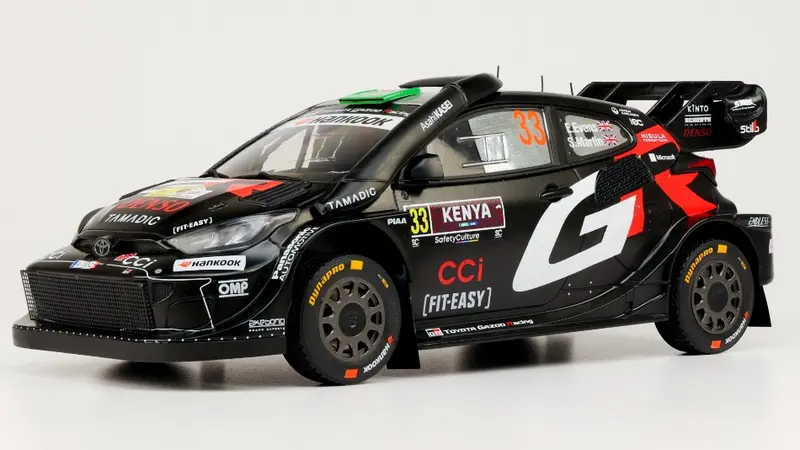 TOYOTA GR YARIS N.33 RALLY1 SAFARI KENYA 2025 EVANS-MARTIN 1