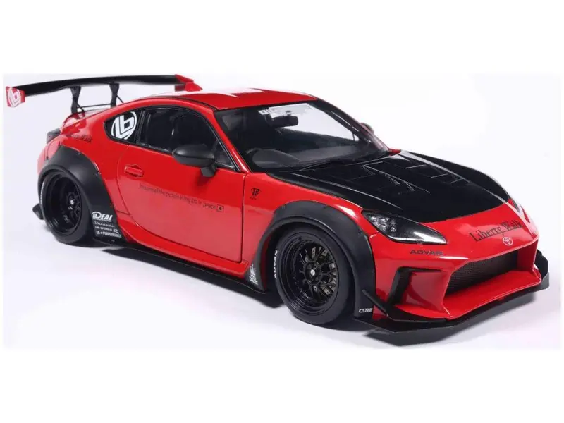 Toyota GR86 Liberty Walk Body Kit Red 2024 1