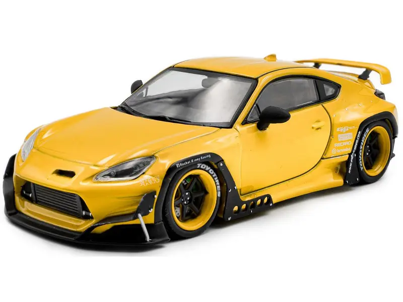 Toyota GR86 Rocket Bunny 2022 Yellow 1