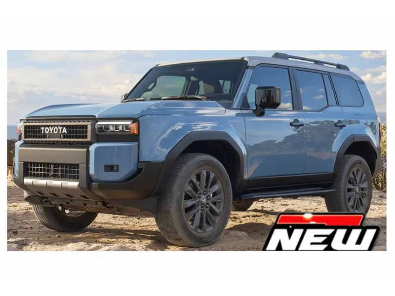 Toyota Land Cruiser 2024 light blue 1