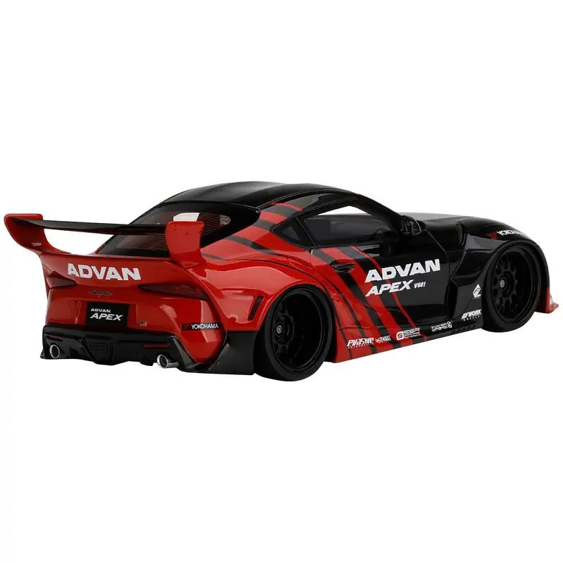 Toyota Pandem GR Supra V1.0 "Advan" Livery SEMA (2019) 1/18 Model Car by Top Speed