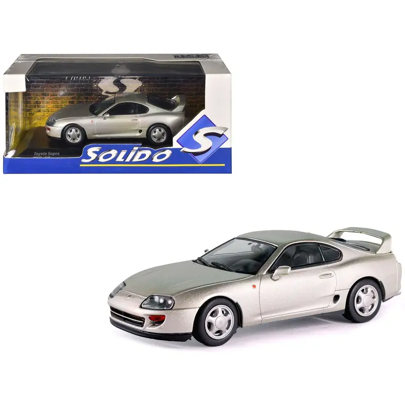 Toyota Supra MKIV Silver Metallic 1/43 Diecast Model Car by Solido