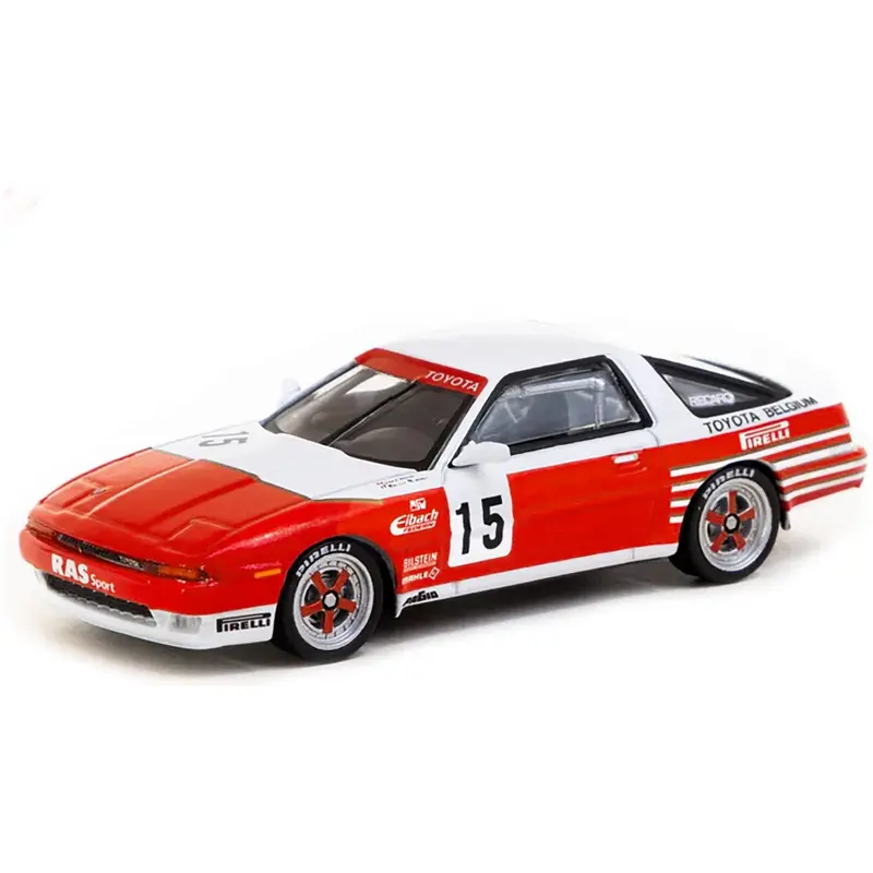 Toyota Supra Turbo (MA70) #15 Maurizio Micangeli - Enzo Calderari "European Touring Car Championship" (1987) "Hobby64" Series 1/64 Diecast Model Car by Tarmac Works