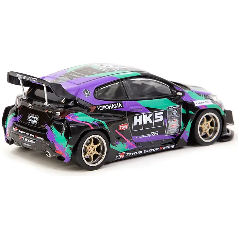 Toyota Yaris KS Racing Performer GR "Hobby43" Series 1/43 Diecast Model Car by Tarmac Works