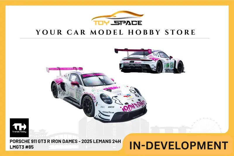 [TRENDS HOBBY] Porsche 911 GT3 R Iron Dames - 2025 LeMans 24H LMGT3 #85