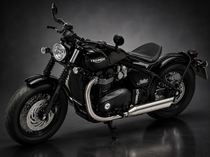 Triumph Bonneville Bobber Black 1
