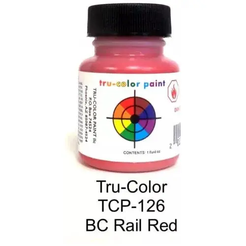 Tru-Color BC RAIL RED 1OZ