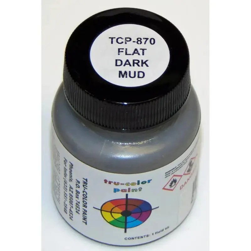 Tru-Color FLAT DARK MUD 2 1 OZ