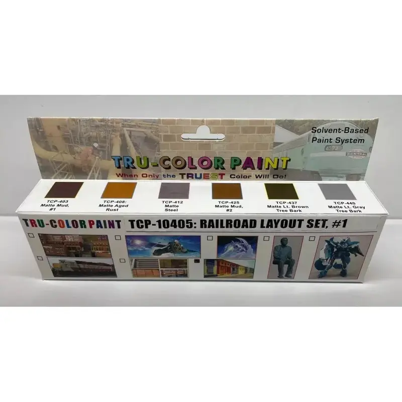 Tru-Color RAILROAD LAYOUT SET #1
