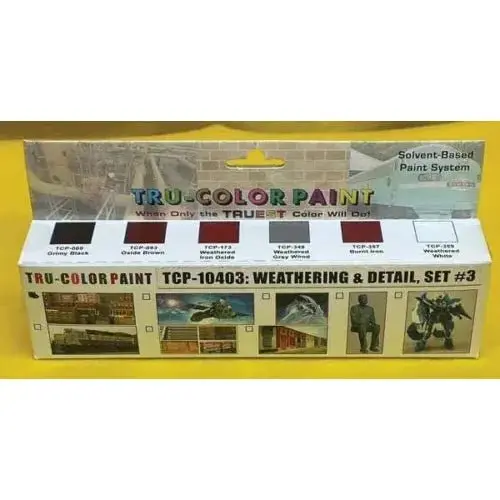 Tru-Color WEATHERING PAINT SET #3